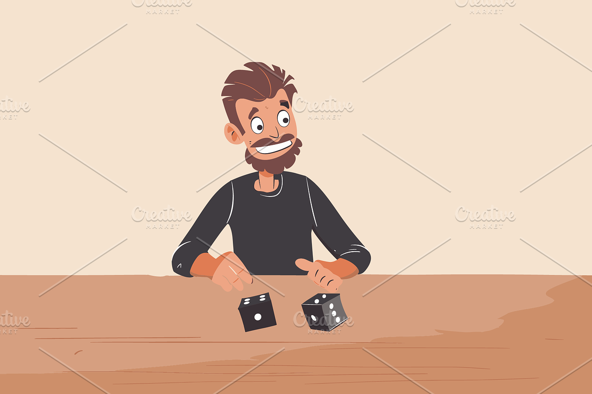 Casino Game and Gambling Illustrated, an Illustration by billpaxton.next (Photo 12 of 22)