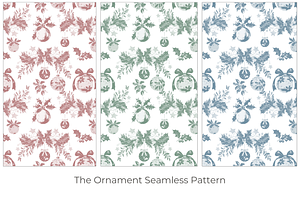 Santa Seamless Three Pattern Bundle