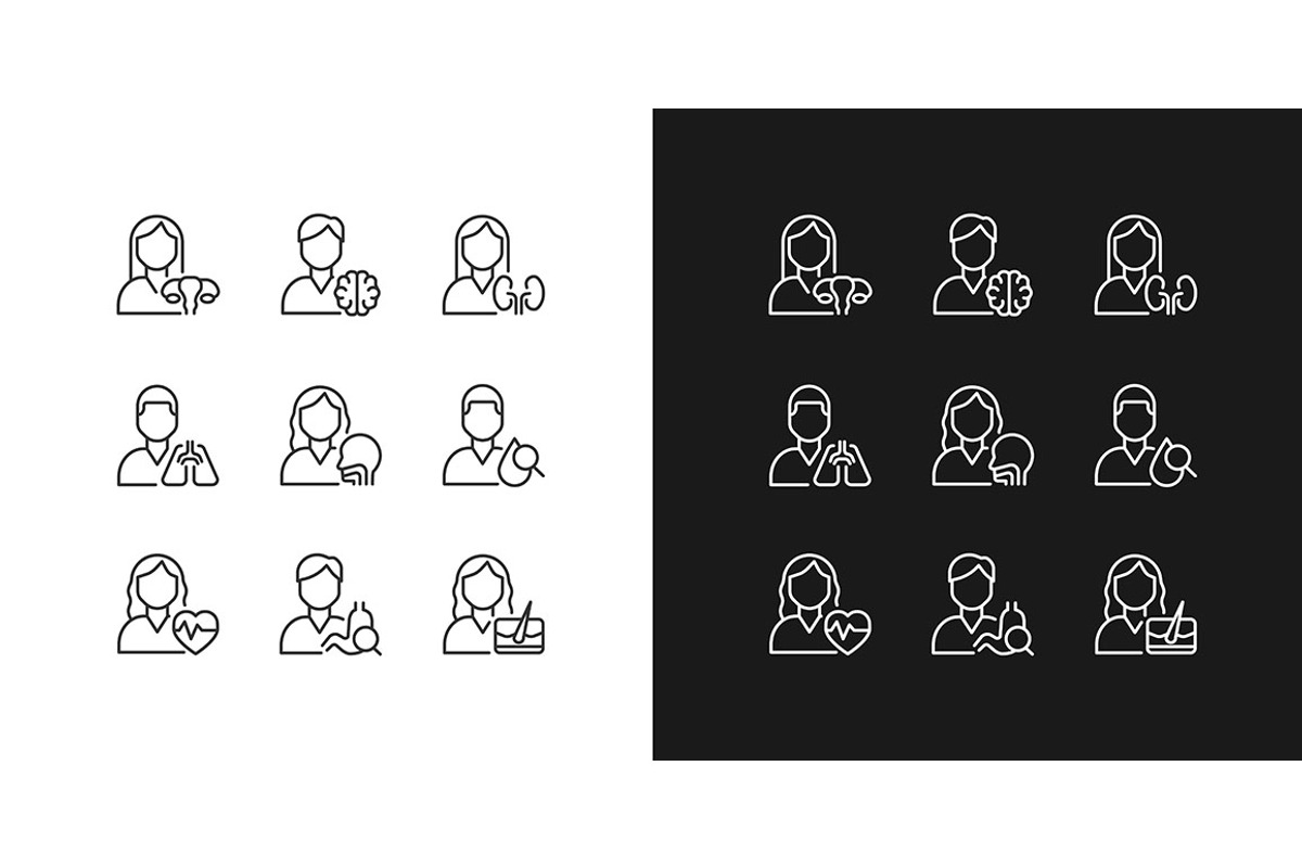 Hospital services pixel perfect line, an Outline Icon by IMG Visuals