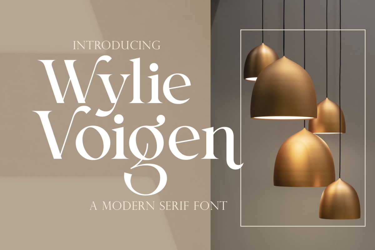 Modern Serif Font, a Script Font by Graphue (Photo 1 of 10)