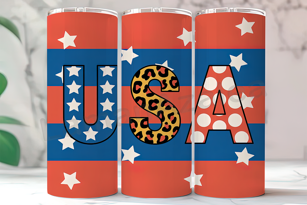 American Flag USA 20oz Tumbler Wrap, an Arts & Entertainment Photo by LamanAzalea (Photo 1 of 2)