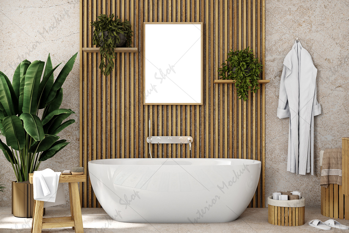 Bathroom Frame Mockup, a Product Mockup by Mockup Shop (Photo 2 of 2)