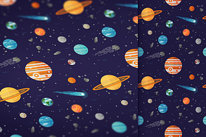 Space Exploration Set Pattern