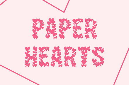 Paper Hearts Font