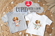 Cartoon Cupid with a bow and arrow., an Animal Illustration by KENO Mascots (Thumbnail 3 of 8)