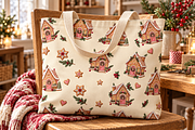 Gingerbread Atelier Seamless Pattern, a Pattern Graphic by Colorsfav (Thumbnail 5 of 7)