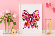 Valentines Day Coquette Bow PNG, an Illustration by Canvas Craft (Thumbnail 4 of 6)