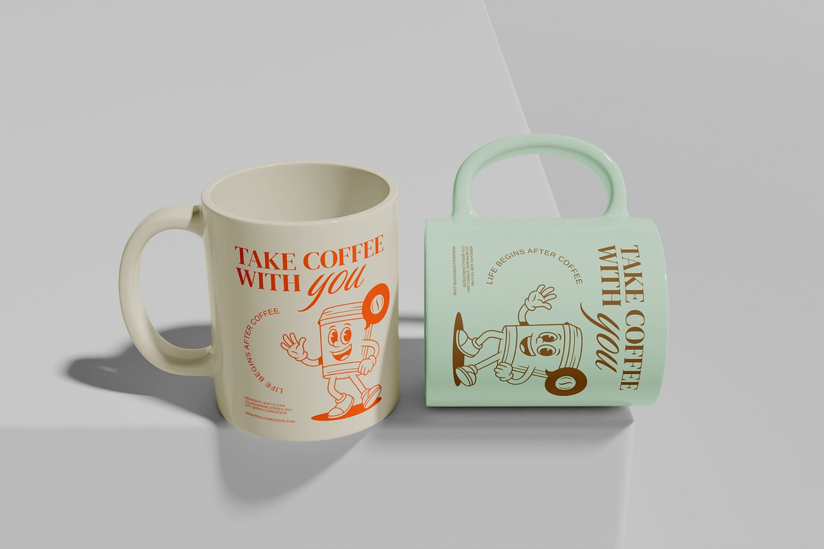 Realistic Mug Mockup PSD, a Cups & Container Mockup by MA-KING_ART (Photo 4 of 5)