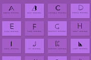 ALPHABET Minimalist logo bundle, a Branding & Logo Template by designbydi (Thumbnail 6 of 6)