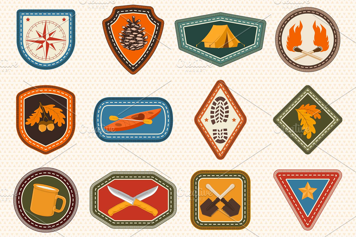 Scout Adventure Badges, an Object Graphic by sivVector (Photo 2 of 3)