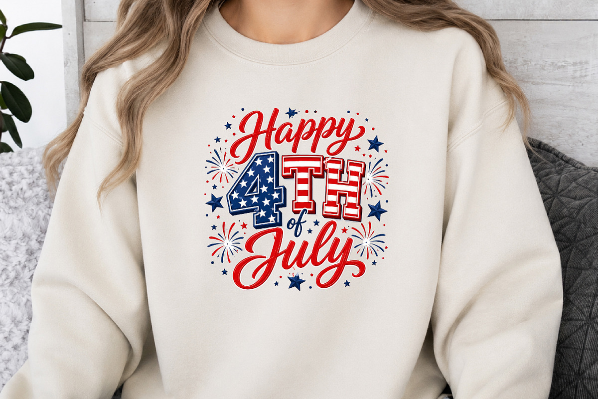 Happy 4th Of July PNG Design, a Seasonal Illustration by DreamArtGraphic (Photo 5 of 5)