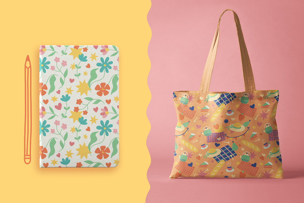 Summer Day Patterns - Vector, a Pattern Graphic by Carole Chevalier (Photo 8 of 9)