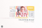 Baby Arrivals Social Media Pack, a Social Media Template by Touringxx Creative Studio (Thumbnail 4 of 5)