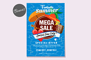 12 Summer Poster Design Template, a Flyer Template by Propylparaben (Thumbnail 11 of 11)