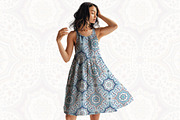 Ethnic Mandala Tile Pattern, a Pattern Graphic by StudioGlouna (Thumbnail 7 of 9)