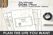 Goal Vision Board, Dream Planner, a Templates & Theme by Wow Designs (Thumbnail 1 of 9)