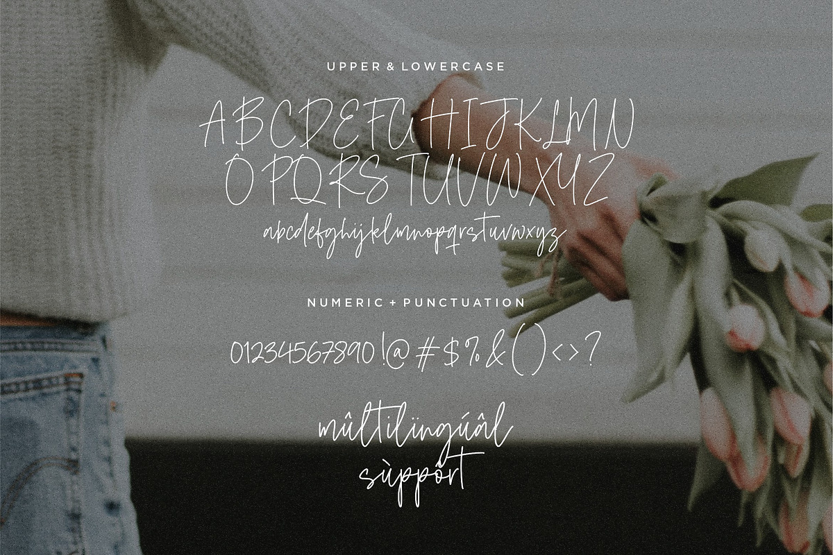 Midnight Wonders - Handwritten Font, a Script Font by Letterative Studio (Photo 5 of 5)