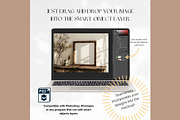 Rustic 1:1 Frame Mockup FR-RU-002, a Household Mockup by Callistemon Creative (Thumbnail 8 of 8)