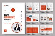 Conference Agenda Schedule Guide, a Brochure Template by ContestDesign (Thumbnail 1 of 3)