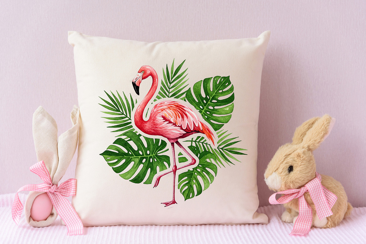 Cute Tropical Summer Clipart, an Illustration by RobertsArt (Photo 7 of 7)