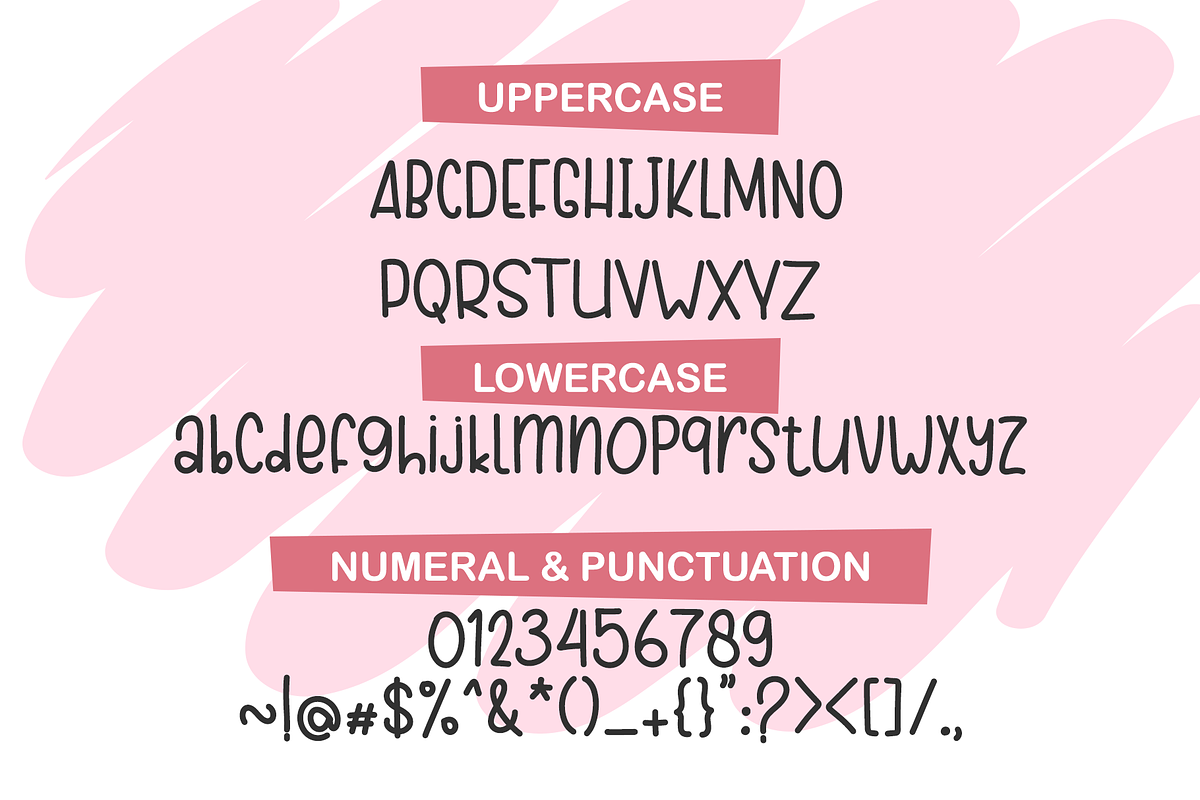 picky nice | Birthday Font, a Script Font by BearyType Studio (Photo 5 of 7)