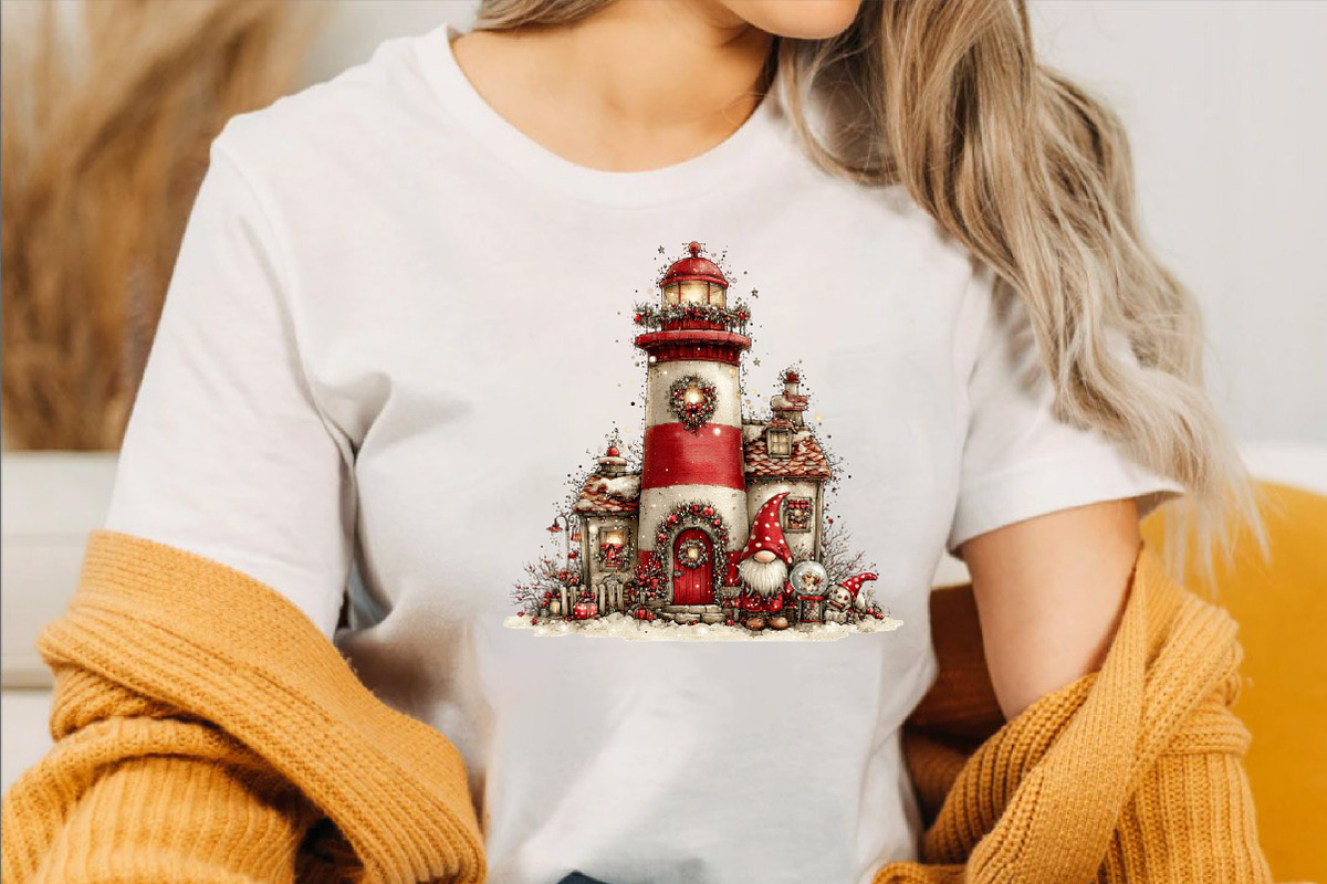 Whimsical Christmas House Clipart Bu, an Illustration by SVGArt (Photo 8 of 8)