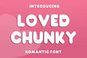 Loved Chunky, a Font by Limited.studio (Thumbnail 1 of 5)