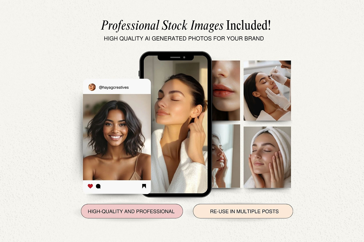 Medspa Aesthetics Instagram Posts preview 5