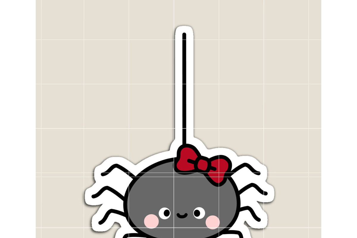 Kawaii Spider with Bow SVG Bundle |, an Illustration by TheHitShop (Photo 10 of 10)