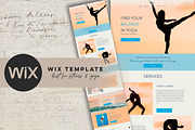 Premium Wix Template for Yoga, a Wix Template by Design House (Thumbnail 1 of 10)