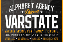VARSTATE FONT FAMILY (12 FONTS)
