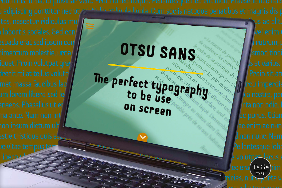 Otsu Sans, a Sans Serif Font by TeGeType foundry (Photo 3 of 5)