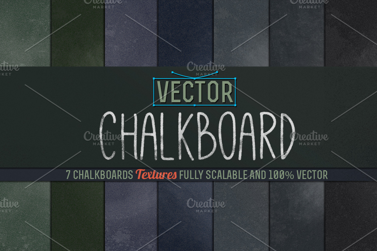 Vector Chalkboard Textures