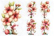 Whimsical Spring Cherry Blossom, a Seasonal Illustration by HueNestify (Thumbnail 3 of 3)