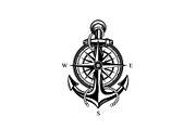 Nautical Anchor Compass Bundle, an Illustration by Creativeshirt (Thumbnail 8 of 31)