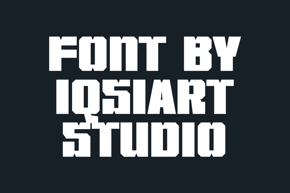 Runeki Bikers - Racing Car Font, a Sans Serif Font by Iqsiart Studio (Photo 2 of 8)