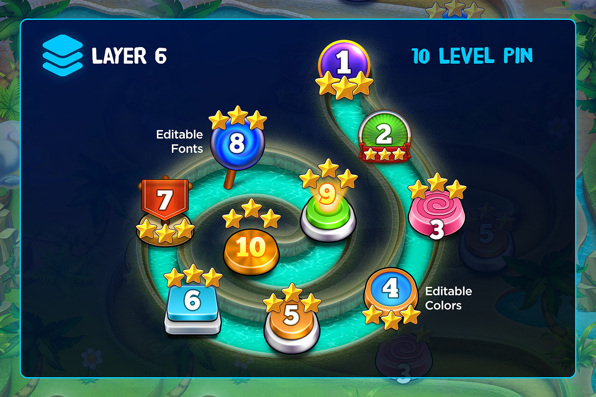 WIRAWIRI – Game Level Map Builder, an Action Add-On by Weirdsgn Store (Photo 9 of 11)
