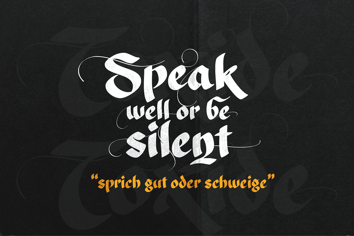 Toxide-Blackletter, a Blackletter Font by Ridha-38.lineart (Photo 8 of 11)