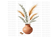 Minimalist Flower Vase - Terracotta, a Decorative Illustration by Bloom Craft Creations (Thumbnail 8 of 10)
