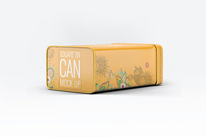 Metal Tin Can Mock-Up