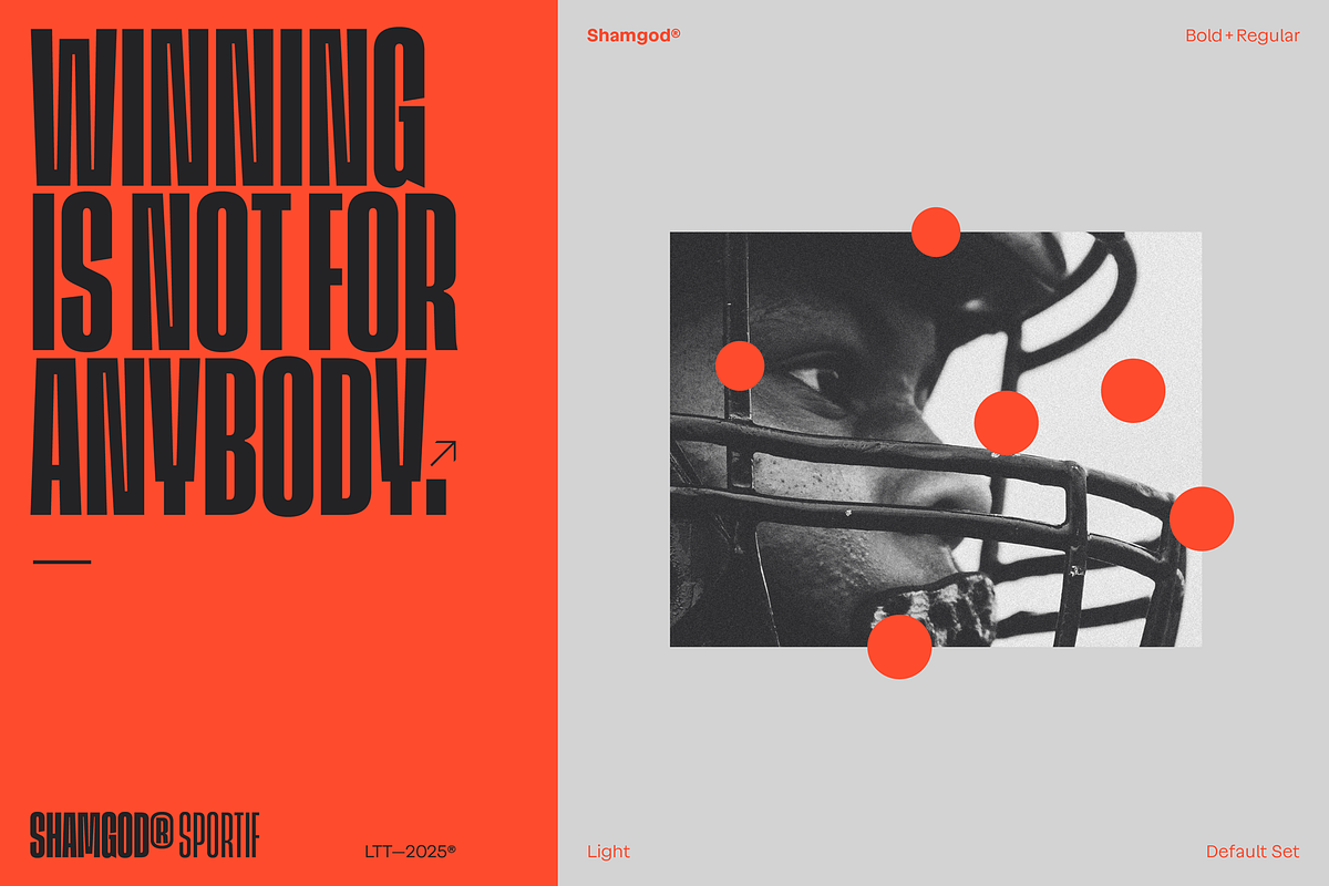 Shamgod, a Sans Serif Font by Latinotype (Photo 2 of 14)