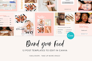 Beauty Instagram Template Bundle