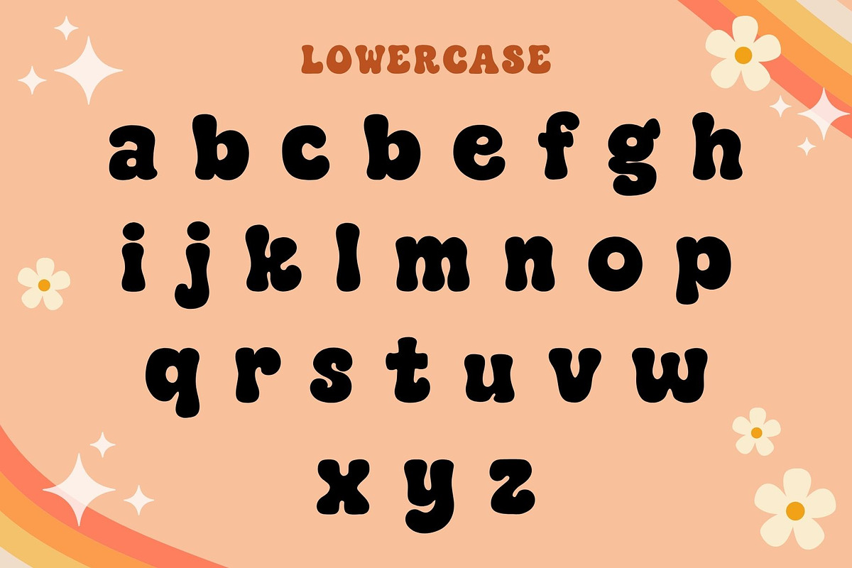 Groovy Chunk - Retro Display Font, a Symbol Font by AnningArts (Photo 6 of 7)