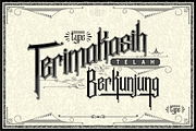 Bertha Neckline, a Blackletter Font by inumocca_type (Thumbnail 5 of 5)