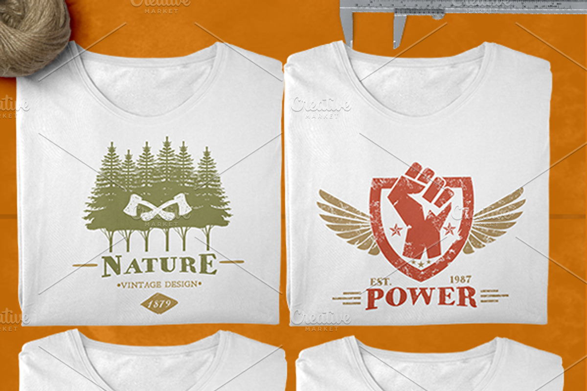 12 Vintage Badge Logos Version 3, a Branding & Logo Template by Graphicgo (Photo 2 of 4)