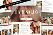 Hairdresser Stylist Website Template, a Templates & Theme by Template Twist Shop (Thumbnail 1 of 10)