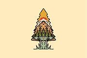 Pine Peak, an Object Illustration by nomlimo.com (Thumbnail 1 of 2)