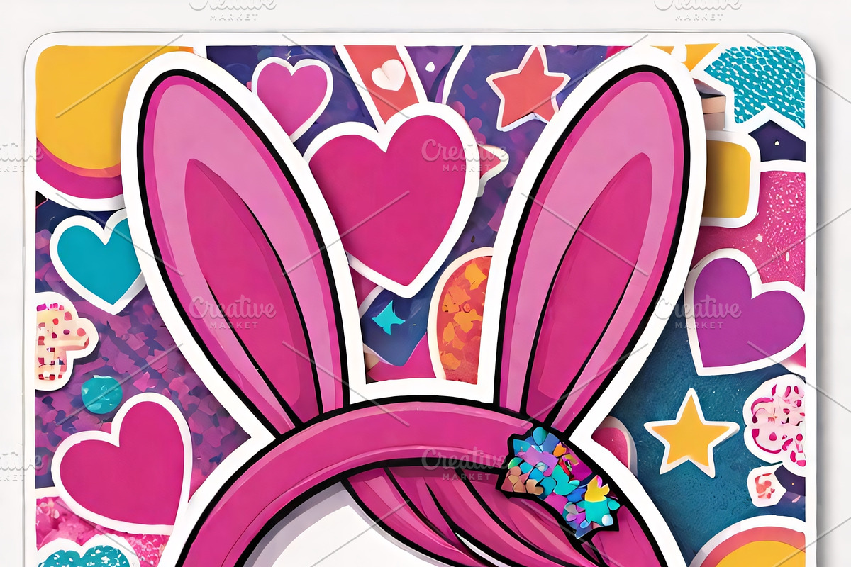 Cute Kawaii Cats & Bunny Bundle, an Illustration by ETARA by Mea Hau (Photo 5 of 10)