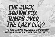 Rexbel a Rough Brush Font, a Blackletter Font by Rasiorise Studio (Thumbnail 6 of 10)