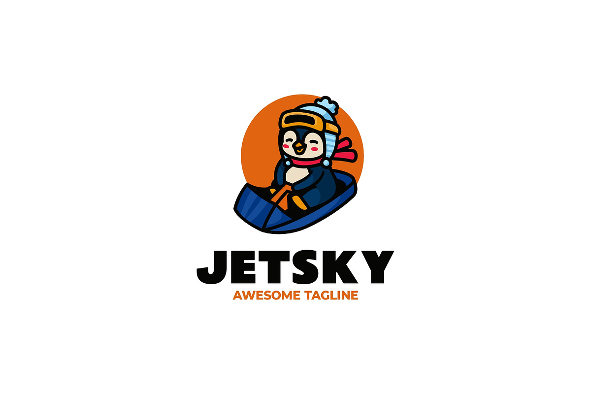 Jetsky Mascot Cartoon Logo, a Branding & Logo Template by Artnivora.Std